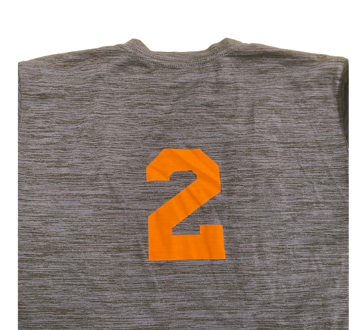 Trebor Pena Syracuse Football Player Exclusive Camo Workout Shirt with 