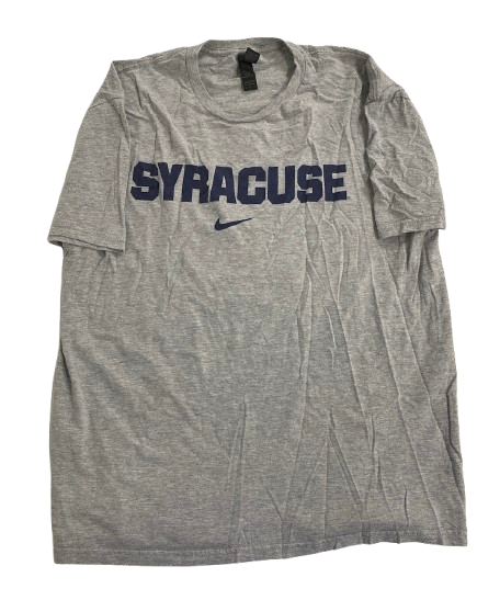 Trebor Pena Syracuse Football Player Exclusive Workout Shirt with 