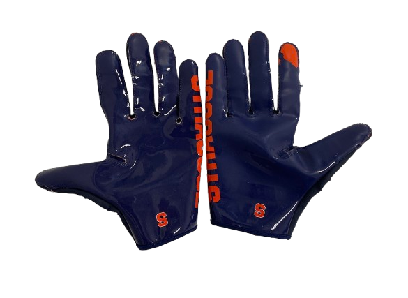 Trebor Pena Syracuse Football Player Exclusive Gloves (Size L)