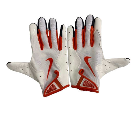 Trebor Pena Syracuse Football Player Exclusive Gloves (Size L)