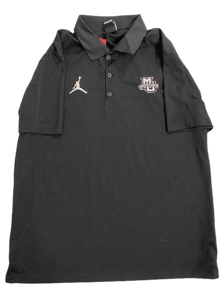 Justin Lewis Marquette Basketball Team Issued Travel Polo Shirt (Size L) - New with Tags
