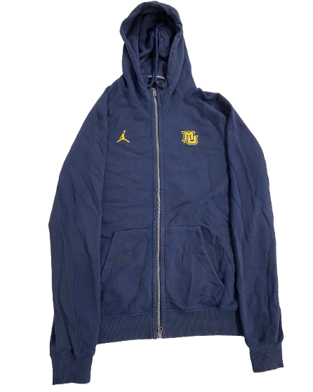 Justin Lewis Marquette Basketball Player Exclusive Jacket (Size LT)