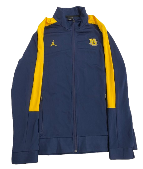 Justin Lewis Marquette Basketball Team Issued Jacket (Size XLT)