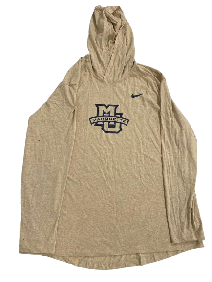Justin Lewis Marquette Basketball Team Issued Performance Hoodie (Size XL)