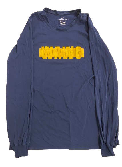 Justin Lewis Marquette Basketball Player Exclusive "WE ALL WE GOT" Long Sleeve Shirt (Size XL)