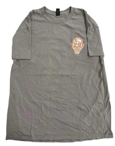 Arthur Kaluma Texas Basketball Team Issued "2024 Tip-Off" T-Shirt (Size L)