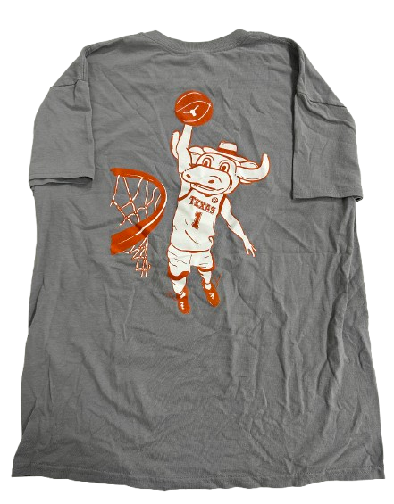 Arthur Kaluma Texas Basketball Team Issued "2024 Tip-Off" T-Shirt (Size L)