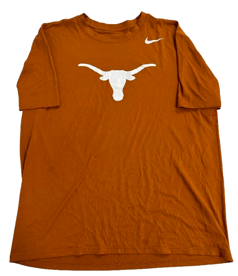 Arthur Kaluma Texas Basketball Player Exclusive "FAMILY" Workout Shirt (Size XL)