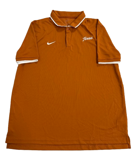 Arthur Kaluma Texas Basketball Team Issued Polo Shirt (Size XL)