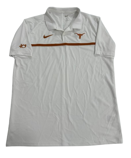 Arthur Kaluma Texas Basketball Team Issued Polo Shirt (Size L)
