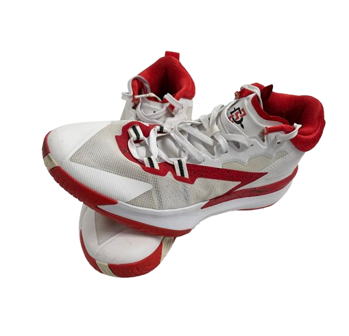 Adam Seiko San Diego State Basketball Signed Player Exclusive Shoes (Size 13)