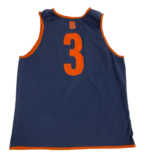 Lucas Taylor Syracuse Basketball Player Exclusive Reversible Practice Jersey (Size L)