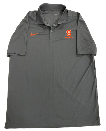 Lucas Taylor Syracuse Basketball Player Exclusive Travel Polo Shirt (Size L)