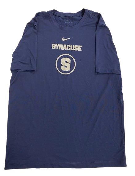 Lucas Taylor Syracuse Basketball Player Exclusive Workout Shirt with 