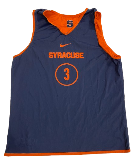 Lucas Taylor Syracuse Basketball Player Exclusive Reversible Practice Jersey (Size L)