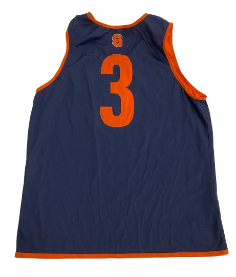 Lucas Taylor Syracuse Basketball Player Exclusive Reversible Practice Jersey (Size L)