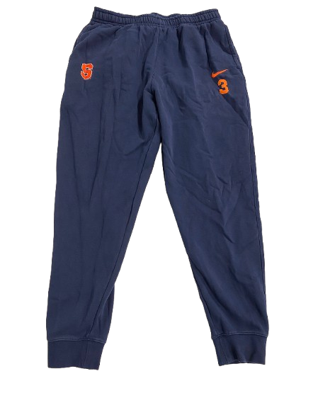 Lucas Taylor Syracuse Basketball Player Exclusive Travel Sweatpants with 