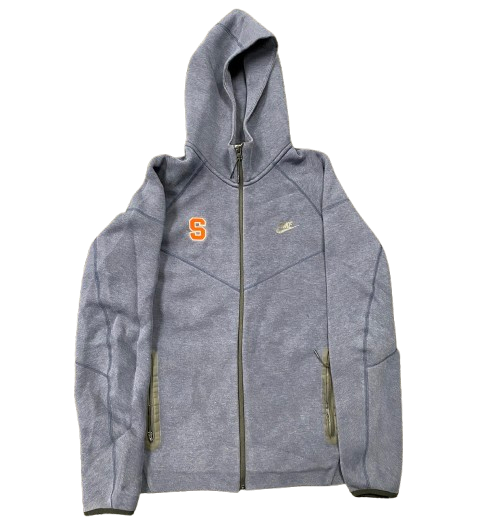 Lucas Taylor Syracuse Basketball Player Exclusive Nike Tech Fleece Jacket (Size LT)