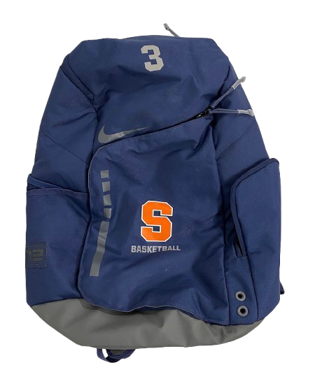 Lucas Taylor Syracuse Basketball Player Exclusive "NIKE ELITE" Travel Backpack with 