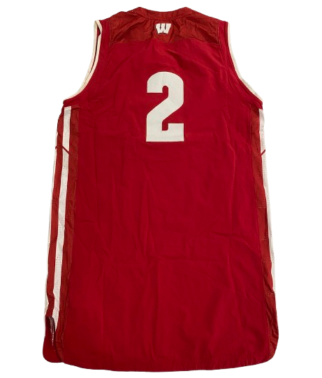 Aleem Ford Wisconsin Basketball Game Issued Jersey with Specialty Patch (Size XL)