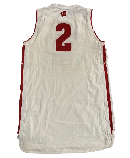 Aleem Ford Wisconsin Basketball 2017 Season Game Worn Jersey - Freshman Season (Size XL)