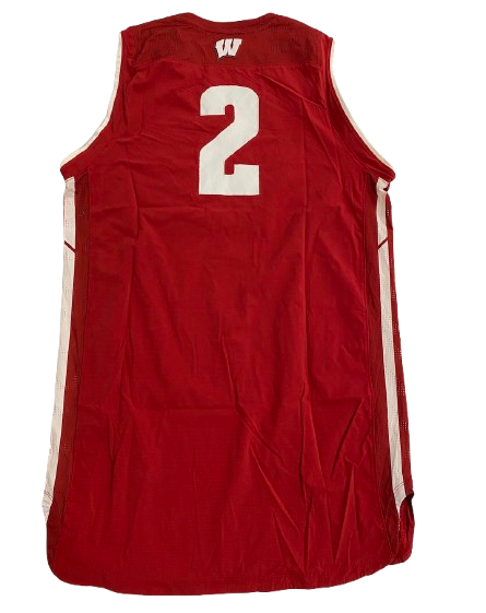 Aleem Ford Wisconsin Basketball 2018 Season Game Worn Jersey - Sophomore Season (Size XL)