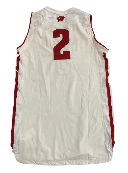 Aleem Ford Wisconsin Basketball 2018 Season Game Worn Jersey - Sophomore Season (Size XL)