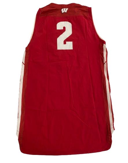 Aleem Ford Wisconsin Basketball 2017 Season Game Worn Jersey - Freshman Season (Size XL)