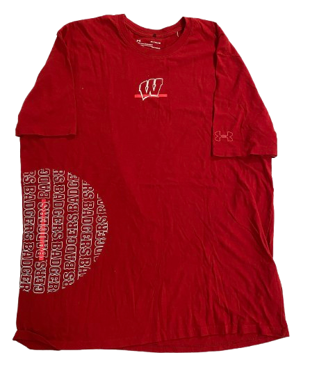 Aleem Ford Wisconsin Basketball Team Issued Workout Shirt (Size XL)