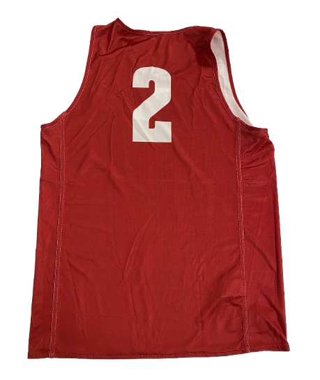 Aleem Ford Wisconsin Basketball Player Exclusive Practice Worn Reversible Practice Jersey (Size XL)
