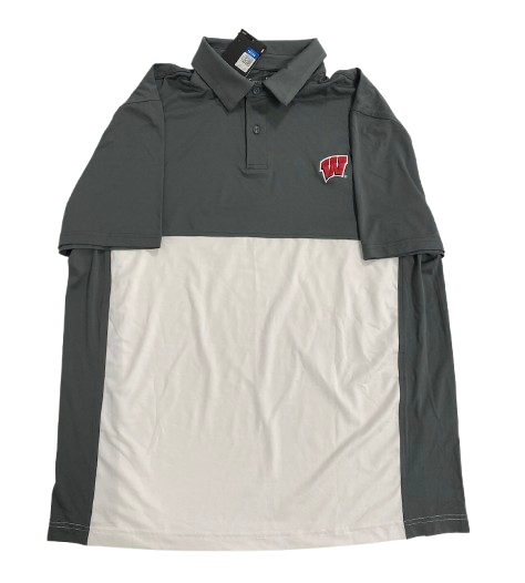 Aleem Ford Wisconsin Basketball Team Issued Polo Shirt (Size XL) - New with Tags