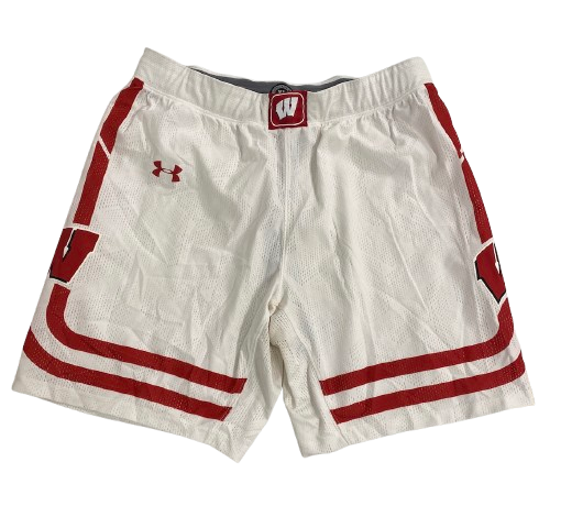 Aleem Ford Wisconsin Basketball 2019 Season Game Worn Shorts - Junior Season (Size XL)