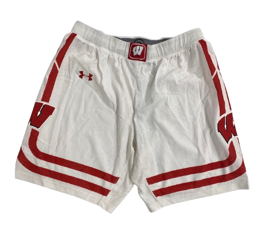 Aleem Ford Wisconsin Basketball 2020 Season Game Worn Shorts - Senior Season (Size XL)