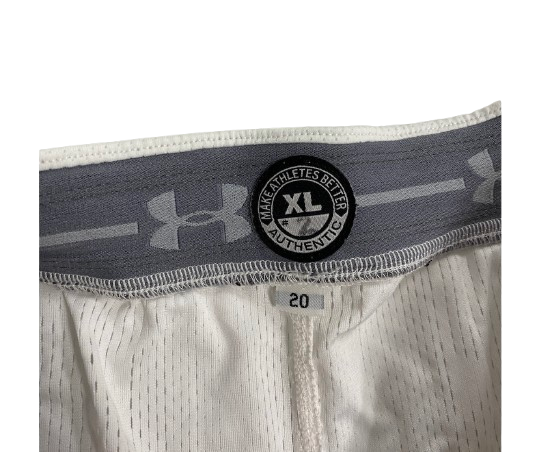 Aleem Ford Wisconsin Basketball 2020 Season Game Worn Shorts - Senior Season (Size XL)