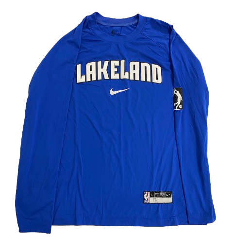 Aleem Ford Lakeland Magic Player Exclusive Pre-Game Warm-Up Long Sleeve Shooting Shirt (Size L)