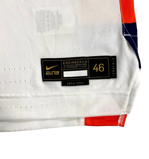 Lucas Taylor Syracuse Basketball 2024-2025 Game Issued Jersey with Gold Elite Tag (Size 46)