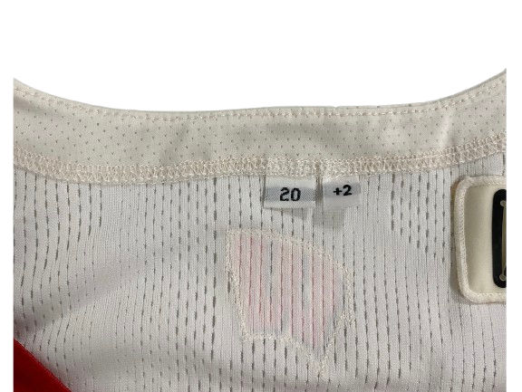 Steven Crowl Wisconsin Basketball 2020 Season Game Worn Jersey (Size XL) - PHOTOMATCHED