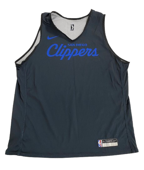 D.J. Carton San Diego Clippers Player Exclusive Reversible Practice Jersey (Size XL)