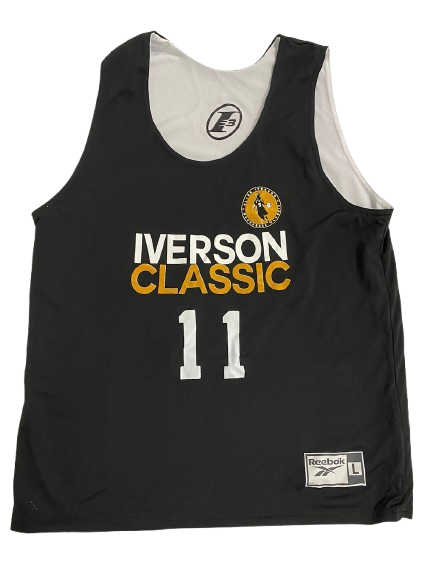 D.J. Carton 2019 Iverson Classic All-American Game Reversible Practice Jersey (Size L)