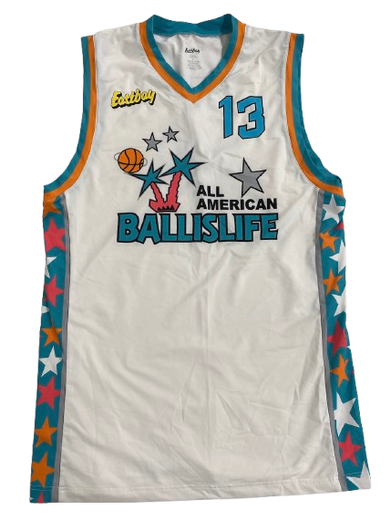 D.J. Carton 2019 Ball Is Life All-American Game Game Worn Jersey (Size L) - PHOTOMATCHED