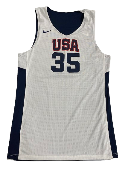 D.J. Carton Team USA Player Exclusive Reversible Practice Jersey (Size LT)