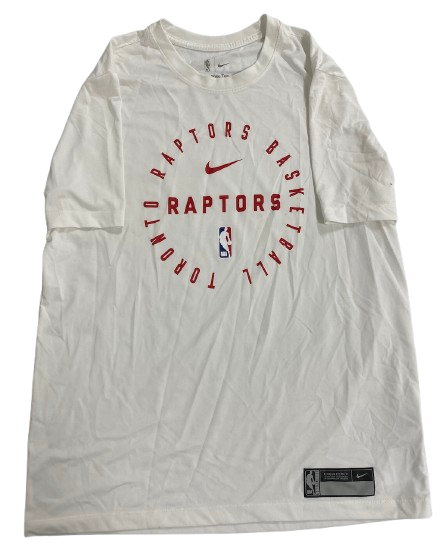 D.J. Carton Toronto Raptors Player Exclusive Workout Shirt (Size L)