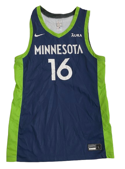 D.J. Carton Minnesota Timberwolves 2023 Summer League Game Worn Jersey (Size LTT)