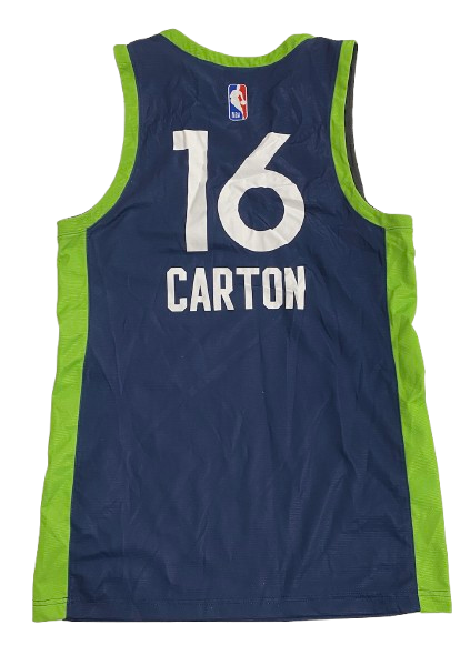 D.J. Carton Minnesota Timberwolves 2023 Summer League Game Worn Jersey (Size LTT)