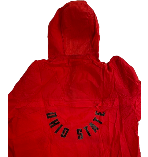 D.J. Carton Ohio State Basketball Player Exclusive Quarter-Zip Windbreaker Jacket (Size XL)