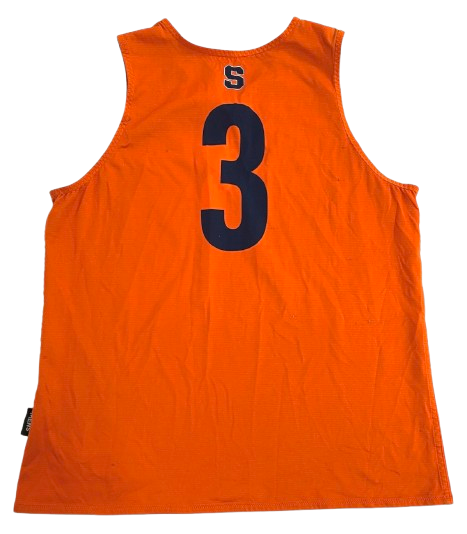 Lucas Taylor Syracuse Basketball Player Exclusive Reversible Practice Jersey (Size L)