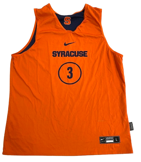 Lucas Taylor Syracuse Basketball Player Exclusive Reversible Practice Jersey (Size L)