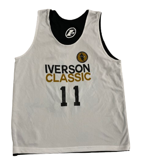 D.J. Carton 2019 Iverson Classic All-American Game Reversible Practice Jersey (Size L)