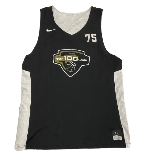 D.J. Carton NBPA Top 100 Camp Reversible Practice Jersey (Size XL)