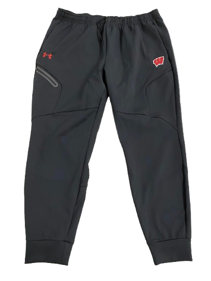 Steven Crowl Wisconsin Basketball Team Issued Sweatpants (Size XXLT)